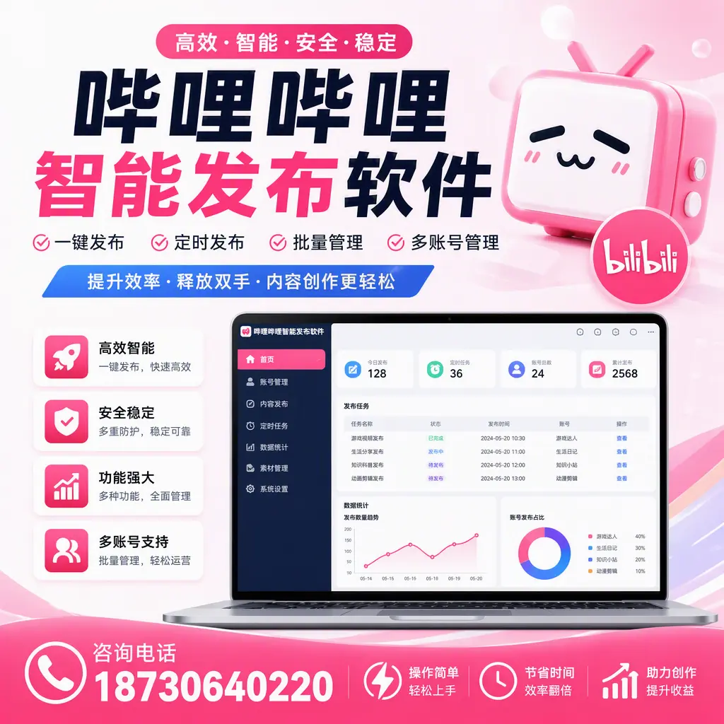 提升内容质量的秘诀:哔哩哔哩智能发布软件在 周口 的应用